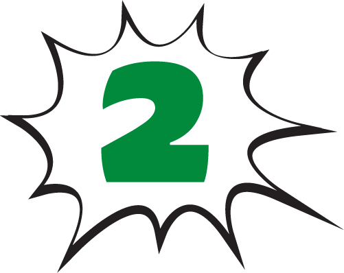 Elemento grafico per con numero 2